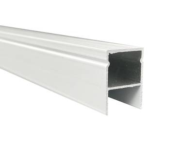 Профиль рамы алюминиевый узкой серии 18мм, белый RAL9016, 6м Изображение