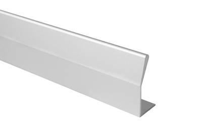Профиль ручка для фасадов, серия BRIN, L=3000 мм, алюминий, серебро. Изображение 1