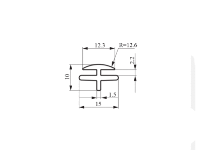 Профиль соединительный для лотков Firmax (L=505 мм, белый) Изображение 2