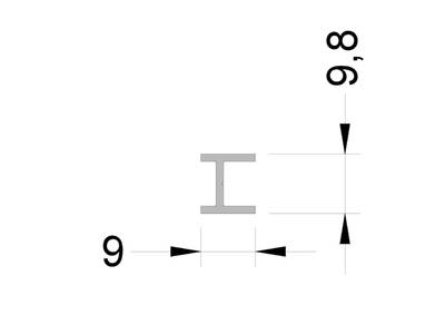 Профиль стыковочный ALUMARK 6м Неокрашенный Изображение 2