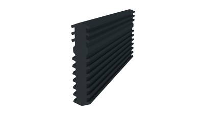 Стыковочный профиль 5x22.5 мм, L=2050 мм, черный Изображение