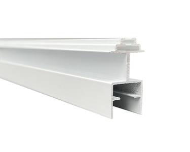 Профиль створки алюминиевый узкой серии 18мм, белый RAL9016, 6м Изображение