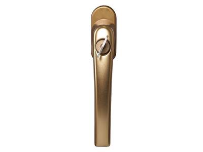 Ручка для окон из дерева с ключом Roto Line (Штифт=30 мм, 90°, бронза) Изображение