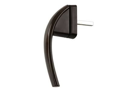 Ручка для окон из ПВХ Roto Swing (Штифт=37 мм, 45°, коричневый) Изображение