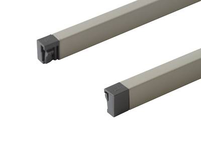 Комплект верхних квадратных рейлингов для выдвижного ящика Firmax NewLine (L=300 мм, серый) Изображение 3