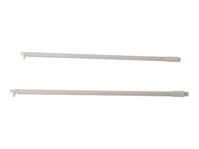 Рейлинги Firmax длина 450 мм, круглые средние для ящика Newline, белые Изображение 3