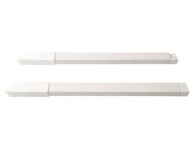Рейлинги Firmax длина 300 мм, квадратные верхние для ящика Newline, белые Изображение 2
