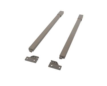 Рейлинги Firmax длина 500 мм, квадратные верхние для ящика Slimline + комплект из двух креплений, кашемир Изображение 2