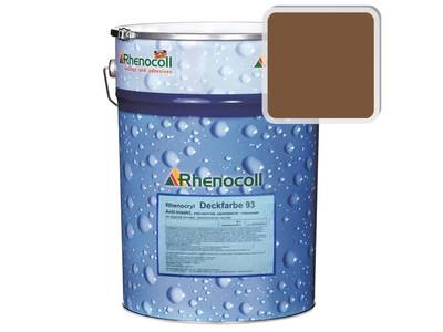 Краска фасадная Rhenocryl Deckfarbe 93C RAL 8024 шелковисто-глянцевая, 1л Изображение