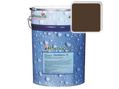 Краска фасадная Rhenocryl Deckfarbe 94C RAL 8028,  шелковисто-глянцевая 1л Изображение