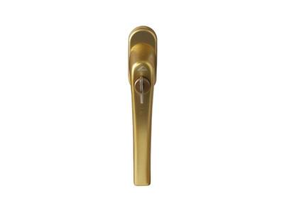 Ручка оконная с ключом Rotoline, 45 мм, золото матовое Изображение 2