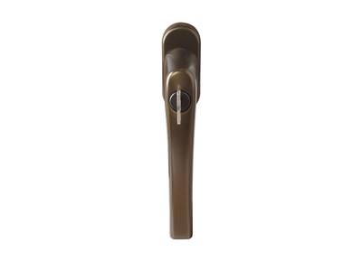 Ручка оконная с ключом Rotoline, 35мм, темная бронза, без логотипа Изображение 2