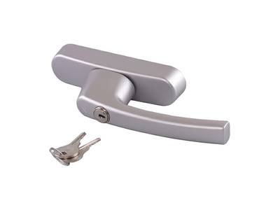 Ручка для окон из алюминия с ключом Roto Line (серебро) Изображение 2