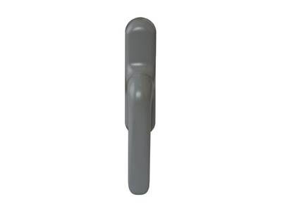 Ручка Prima с блокиратором и микровентиляцией для алминиевого окна, серебряная RAL9006, 01039970 Изображение 2