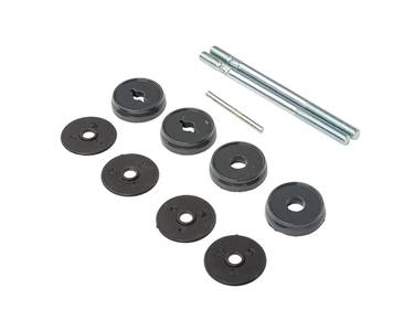 Ручка офисная изогнутая 300мм с креплением антрацит RAL7016, до 80мм. Изображение 3