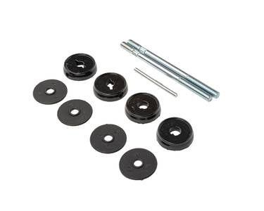 Изогнутая ручка скоба дверная FIRT (D=30 мм, 300 мм, черный) Изображение 3