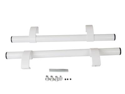 Ручка офисная прямая 500мм с креплением Белый RAL9016 Изображение 2