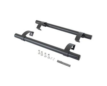 Ручка офисная прямая 500мм с креплением, толщина трубы 1,1 антрацит RAL7016 Изображение