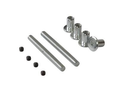 Ручка офисная прямая 500мм с креплением, толщина трубы 1,1 белый RAL9016 Изображение 3