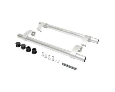 Ручка офисная прямая 500мм с креплением, толщина трубы 1,1, неокр. Изображение