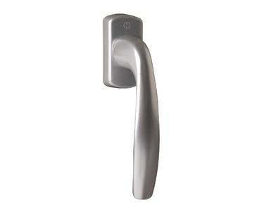 Ручка оконная Hoppe New York Secustik, vario fit 32-42 мм, серебро, с винтами Изображение 3