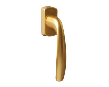 Ручка оконная Hoppe New York Secustik, vario fit 32-42 мм, золото матовое, с винтам Изображение 4