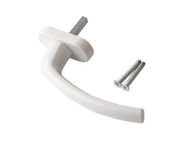 Ручка оконная Internika FILIZ, 38 мм, 45°, 2 винта, белый RAL9016 Изображение 3