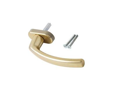 Ручка оконная Internika FILIZ, 38 мм, 45°, 2 винта, шампань Изображение 2