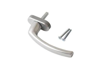 Ручка оконная Internika FILIZ, 45 мм, 45°, 2 винта, серебро Изображение 3