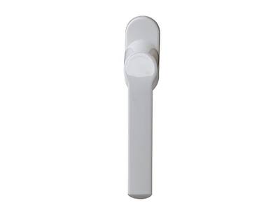 Ручка оконная Internika "Мечта" 37 мм, алюминиевая, белая, 2 винта 5х45 Изображение 2