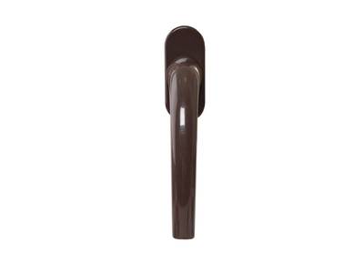 Ручка оконная Internika Pushkin 35 мм, алюминиевая, коричневая, 2 винта 5х45 Изображение 2