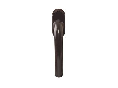 Ручка оконная Internika Secustik 35 мм, алюминиевая, коричневая, с винтами Изображение 3