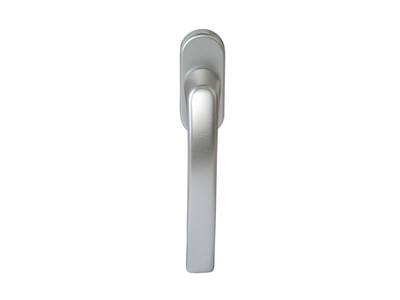 Ручка оконная Internika Tolstoy алюминиевая 37 мм (F1) серебро, 45° + 2 винта 5х45 Изображение 2