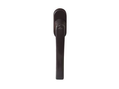 Ручка оконная Rotoline, 45 мм, алюминиевая, коричневая, с логотипом Roto, без винтов Изображение 2