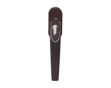Ручка оконная  алюминиевая IKON штифт 37 мм, 2 винта, коричневый, RAL8019 Изображение 2