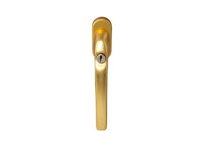 Ручка оконная с ключом Internika FILIZ 35мм, золото матовое, с винтами Изображение 2