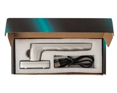 Ручка оконная с контролем доступа по коду, цвет серебро Изображение