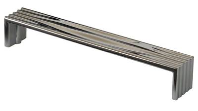 Ручка-скоба для мебели FIRMAX (М/О=160 мм, металл, хромированный) Изображение