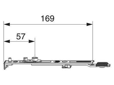 Шпингалет поворотно-откидной ECO Изображение 2