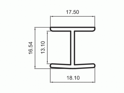 Соединитель 180гр. кухонного цоколя пластик Белый L=1м FIRMAX Изображение 2