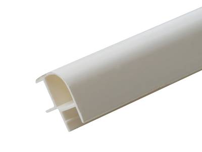 Соединитель 90гр. кухонного цоколя пластик Белый L=1м FIRMAX Изображение