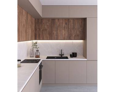 Кухонная столешница R3 FS323 S1 Санторини светло-серый PREMIUM, 4100*600*38 мм Изображение 3