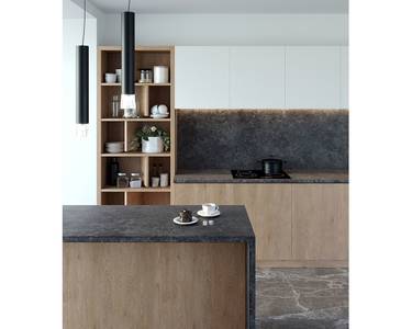 Кухонная столешница R3 FS820 S6 Трюфель антрацит, ELEGANCE, 3050х1200х38 мм Изображение 3