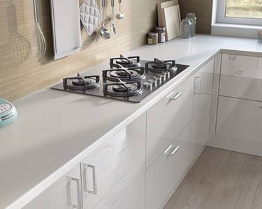 Кухонная столешница R3 W1000 ST88 Белый премиум, SUPERIOR, 3050х600х38 мм Изображение 6