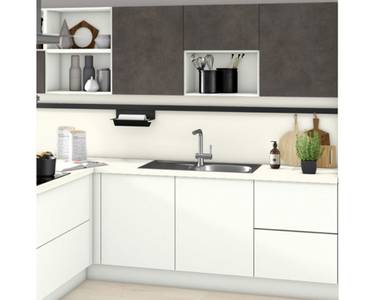 Кухонная столешница R3 W980 ST2 Платиновый белый, 3050х600х38 мм Изображение 4