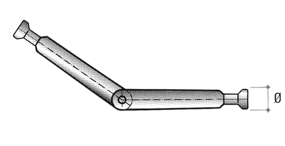 Дюбель уловой двухсторонний D7x44 мм, сталь, цинковое покрытие TE13 Изображение 2