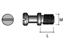 Дюбель для полкодержателя, М6,L=8 мм, сталь, цинковое покрытие TI04 Изображение 2