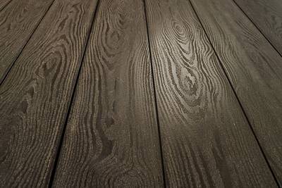 Террасная доска двухсторонний Комфорт крупный вельвет с брашингом/текстура дерева венге 25х145х6000 мм (0.87 кв.м.) Изображение 4