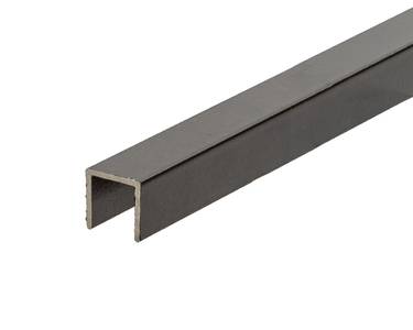 Торцевая планка П-обр. для стеновых панелей черный Изображение