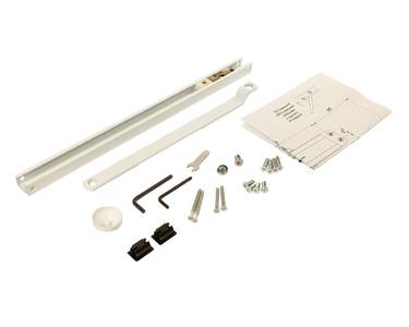 Тяга скользящая для доводчика ELM0604%, с ФОП, белая (RAL9016), Elementis Изображение 2